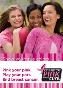 Pink for the Cure Shop pink & help end breast cancer
